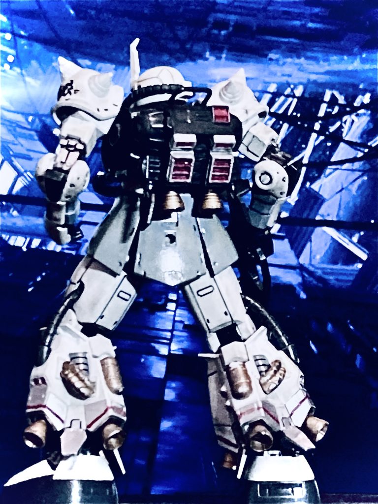 バックショットです、06Rの脚部は金ピカにしてしまう悪い癖👎