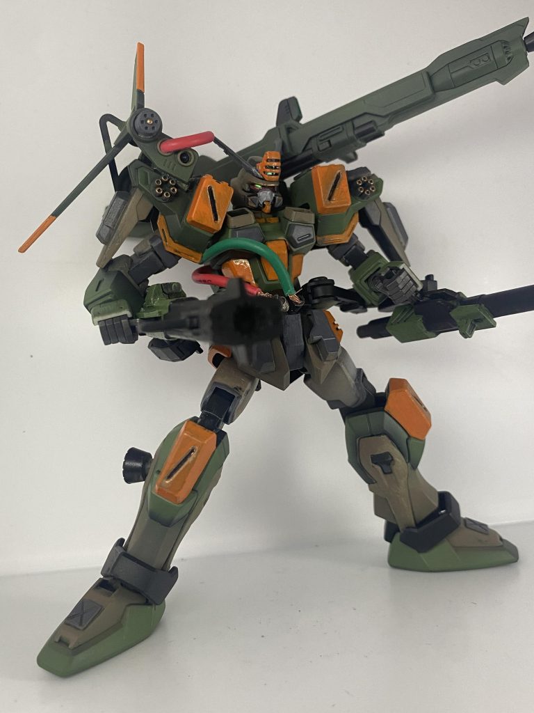 バスターガンダム　ランチャーストライカー装備–4枚目/制作者：あすらーだ