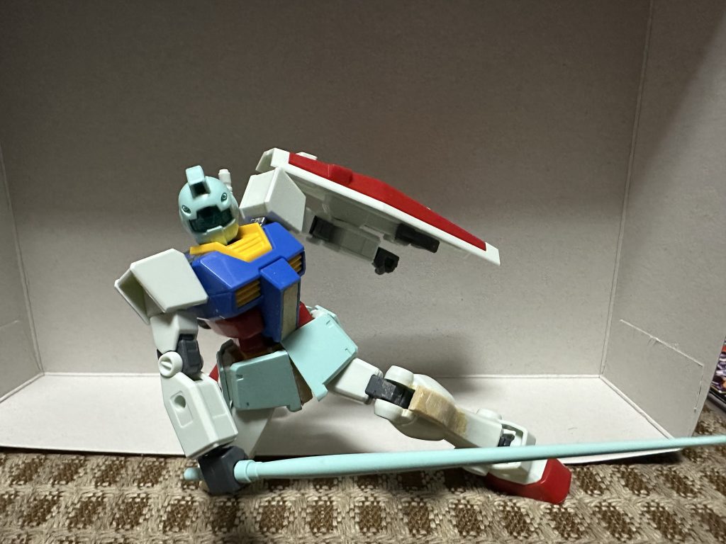 EGベースなのでめっちゃ動くんです!この方法を使えばジムⅡやジムⅢもいけますねwまぁ加工箇所は増えるでしょうが。