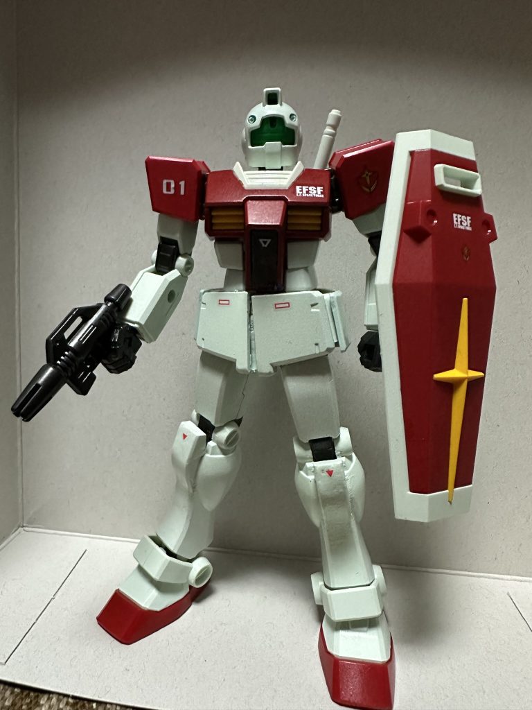 EG ガンダム改造 ジム–2枚目/制作者:素組マイスター【エアブラシデビュー★】