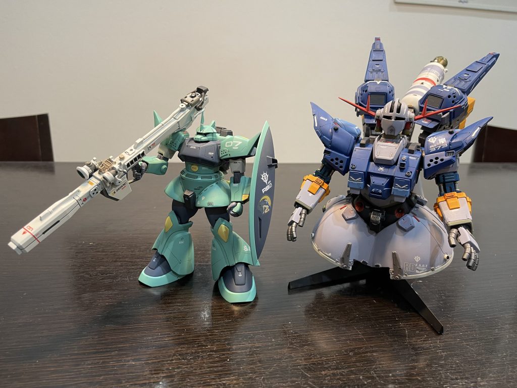 高機動型ジオングとツーショット(о´∀`о)