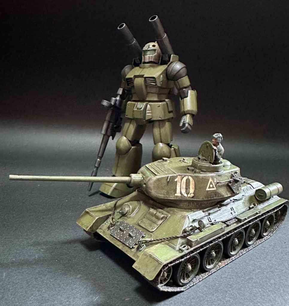 ことのついでなのでT-34も作ってみました。