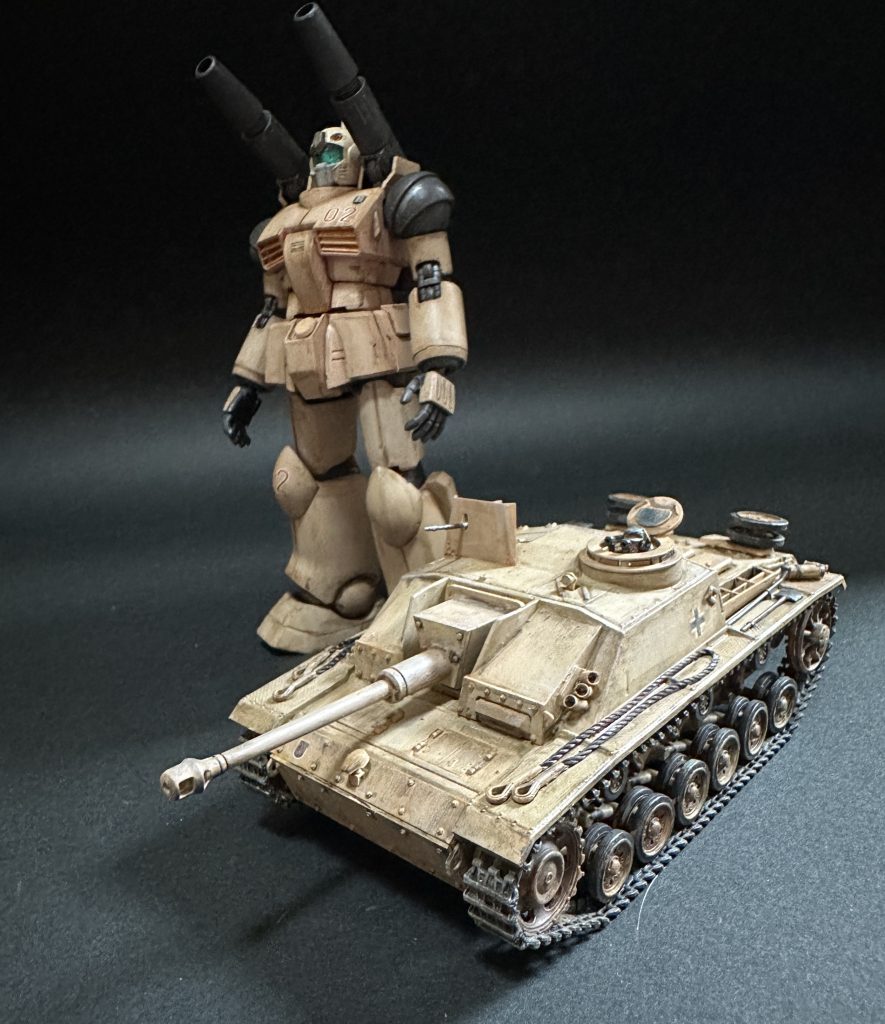 ことのついでなので3号突撃砲も作ってみました。