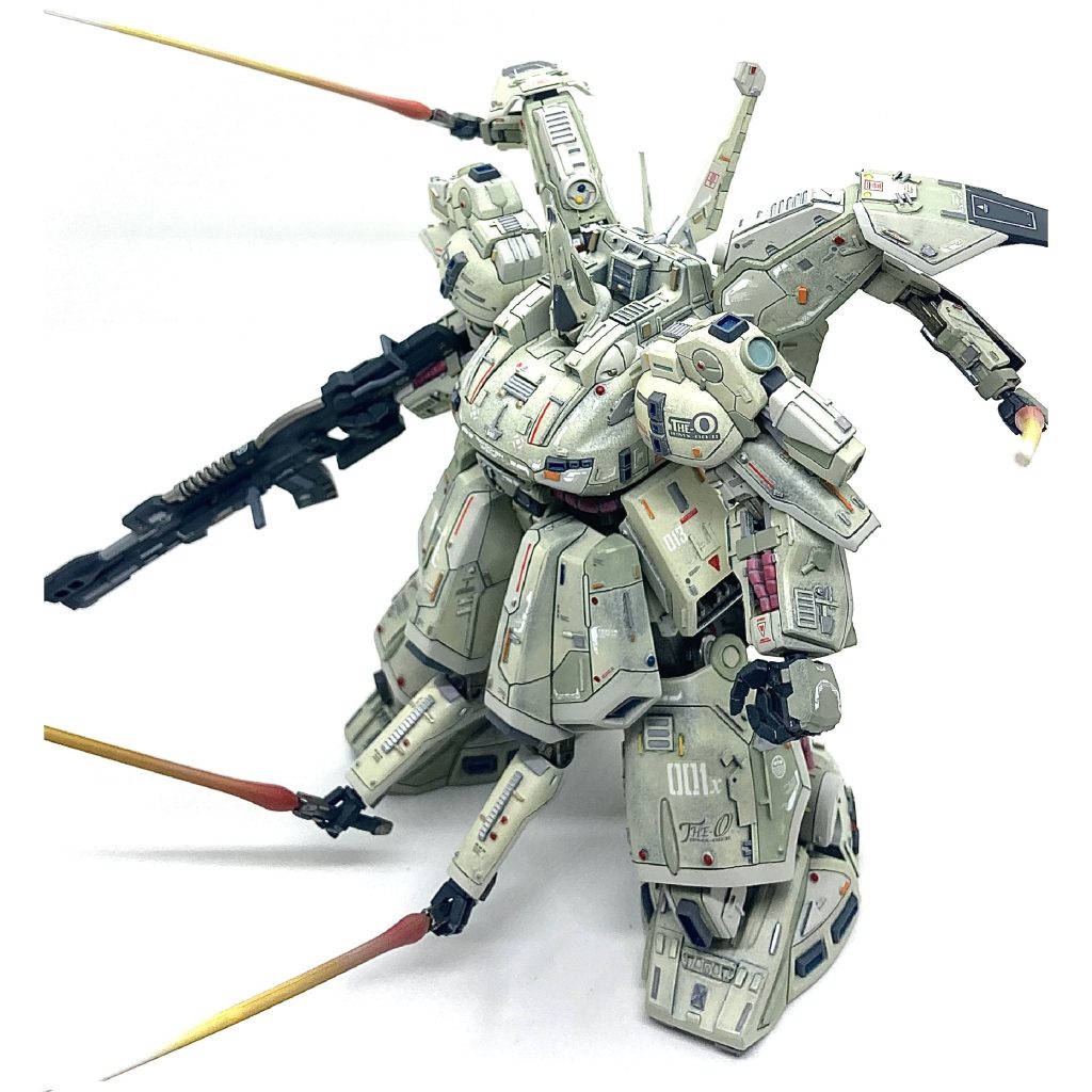 hgucジオを作成しましたが今回エアブラシの調子が悪く、修正含め色々大変でした💦