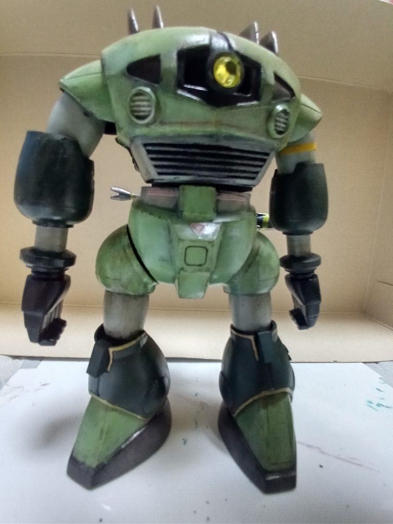 今回はリアルタッチマーカーやエナメル塗料を使ったウェザリングの練習をしたく、普段より入念に汚してます。今までやったことのない表現法だったので楽しかったです。