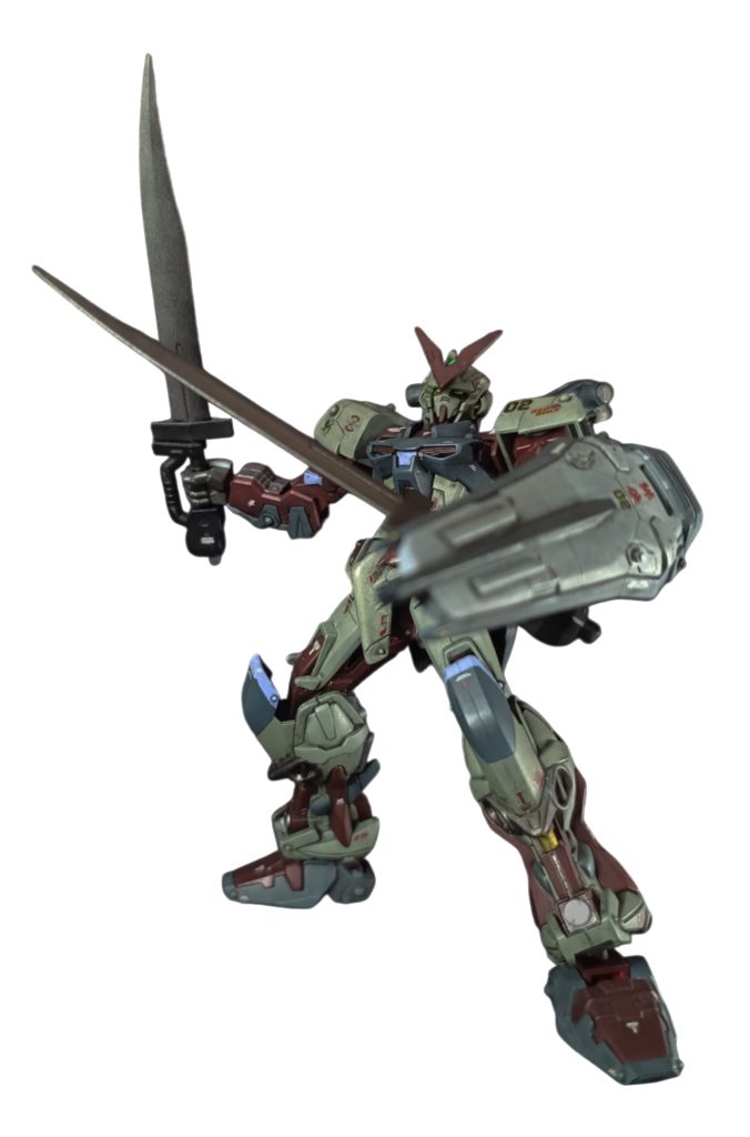 このままでは引き下がれず、ザクウォーリアからマニュピレーターを借用して二刀流を実行😤！