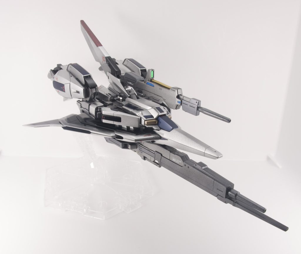 ウェイブライダーのクリアランス頑張って見ましたが、MS形態に戻す時に塗膜が少しハゲました🤣