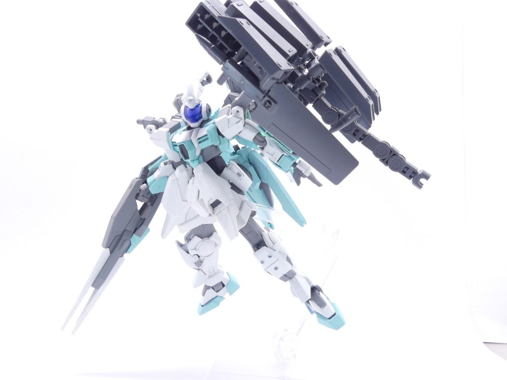 ボールデンアームアームズ零式:アルザスが最も愛した「魔法の箱」、ボールデンアームアームズの支援機モードを組み替えた大型武装。アルザスの武装テストの例に漏れず、無塗装素組み状態である。ボールデンアームアームズ零式!・・・これビルダーズノート用だった。