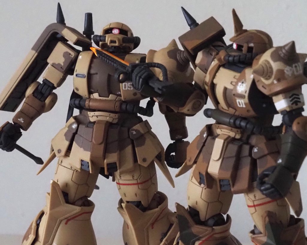 エグバ隊長に「ククル・スドアンの名前を2度と口にするな！」と脅される劇中シーンを再現（した、つもり）(zaku-kao4)）