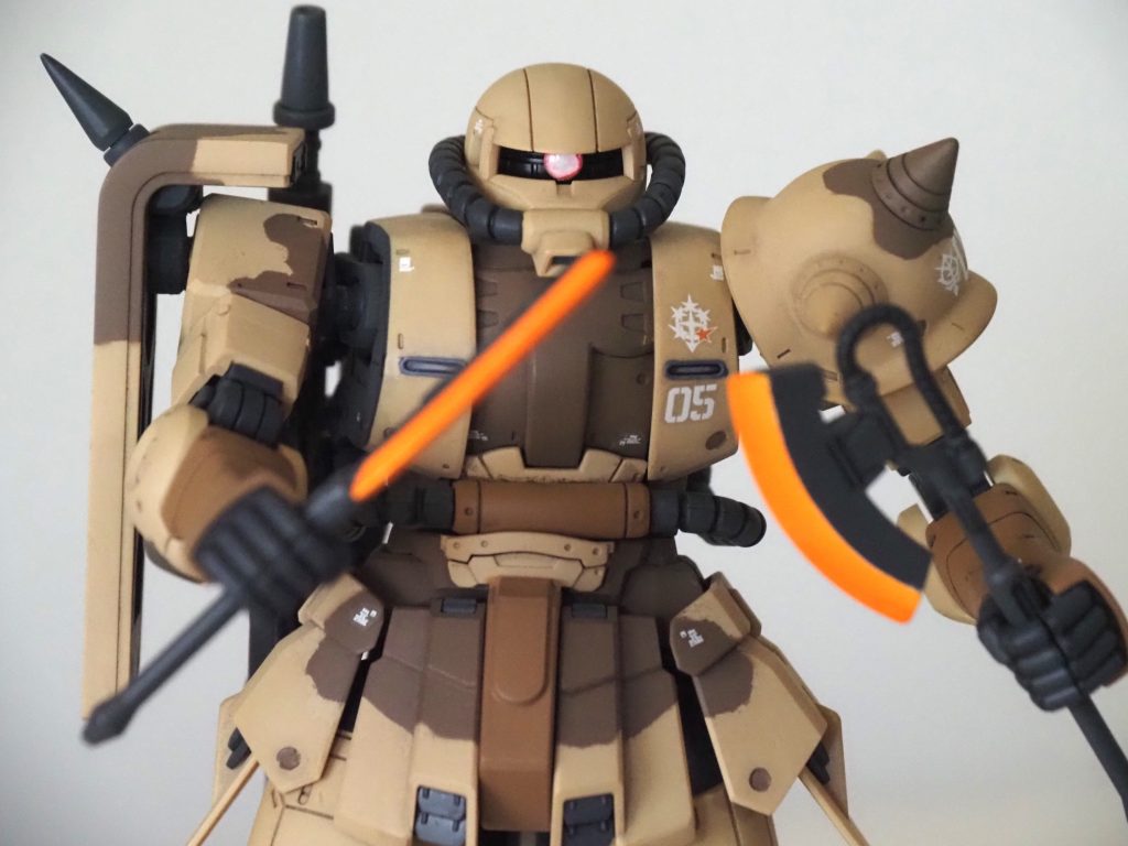 ダナン機 高機動型ザク地上用 迷彩塗装仕上げ–4枚目/制作者：MT78