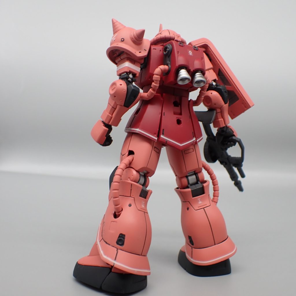 シャア専用ザク　赤い彗星Ver–3枚目/制作者：アンジェロのプラモデル工房