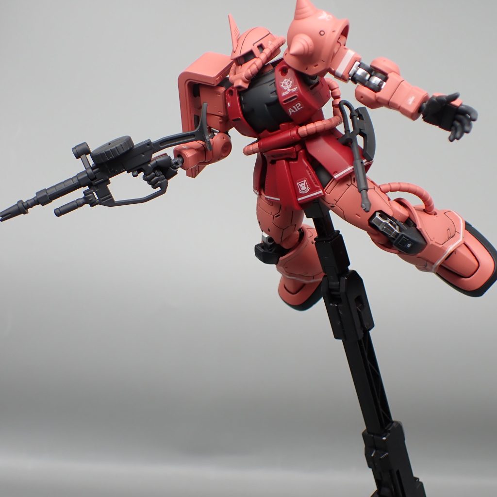 シャア専用ザク　赤い彗星Ver–5枚目/制作者：アンジェロのプラモデル工房