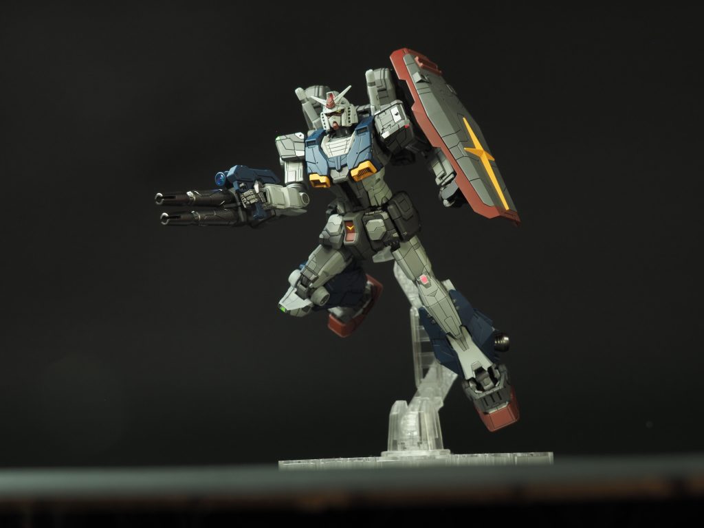 今回この機体は、元々のディテールが密なので、全塗装と塗り分けだけで仕上げました。