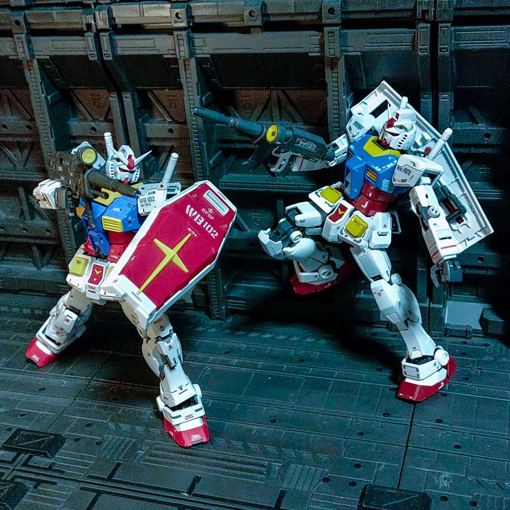 【RG 1/144 ガンダム Ver.1 ＆ Ver.2】