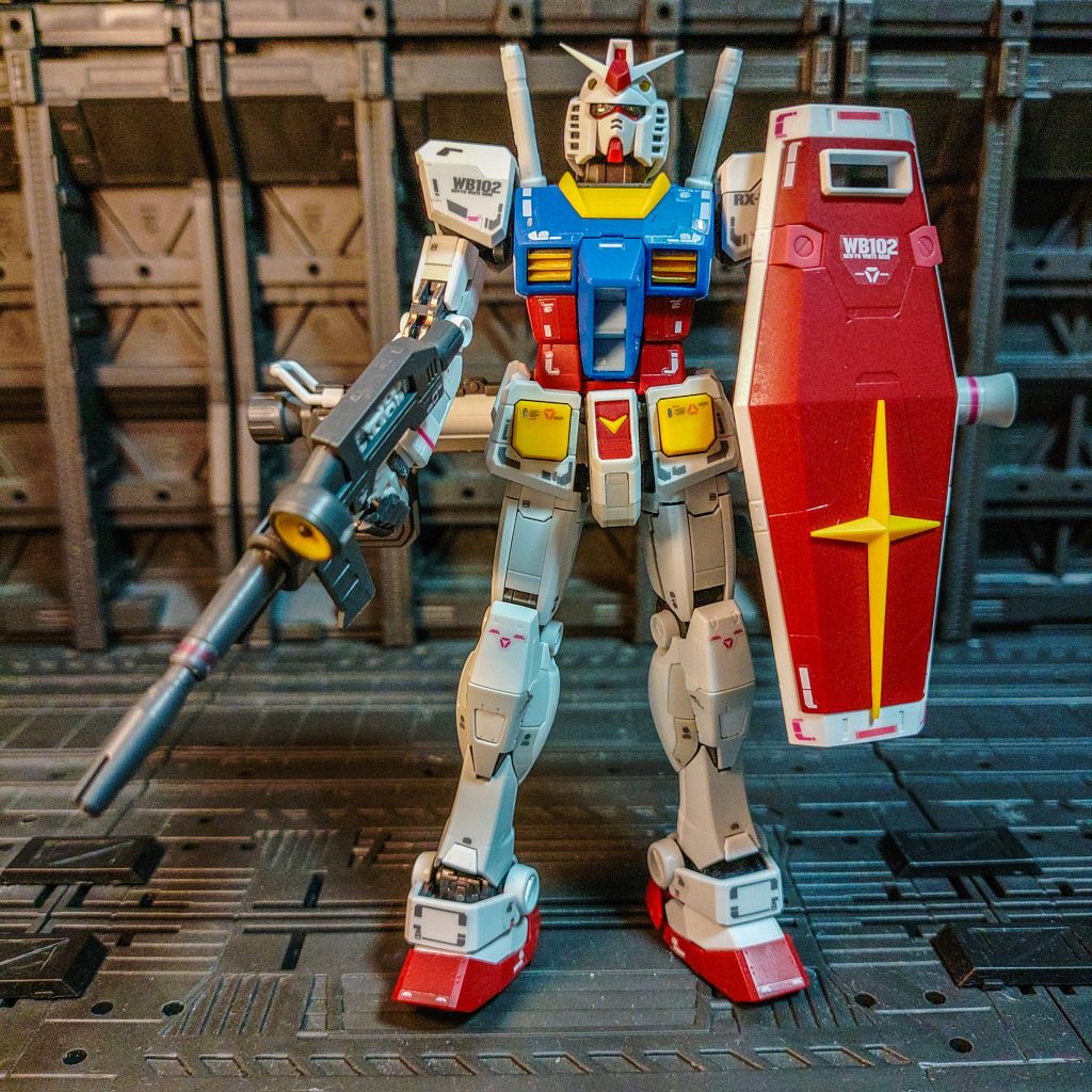 Version 1(以降v1) いつもながらサスガの「RG」付属デカールとトップコートだけの仕上がり！うっとり〜！ 