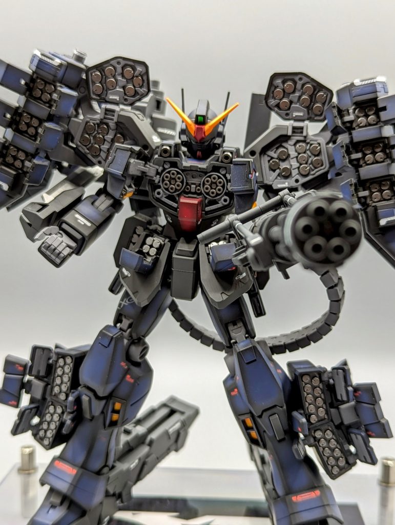 ガンダムヘビーアームズEW イーゲル装備 ティターンズVer–4枚目/制作者：ばじーな