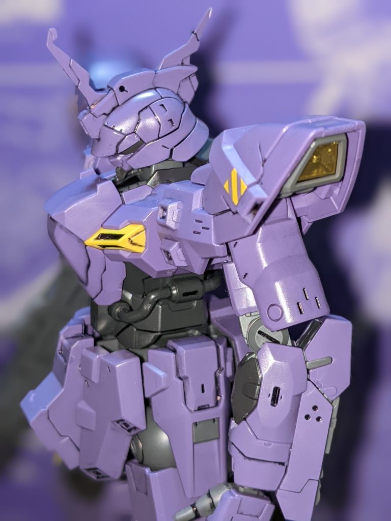 横から見た感じ。フェイスは墨入れするしないで大分違います。多分。