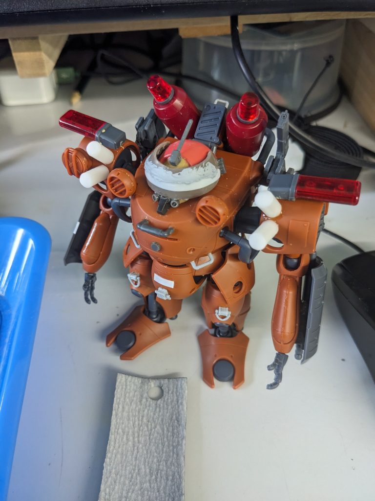 パトレイバーの９６式アスカをイメージしながらいろいろしてみました。