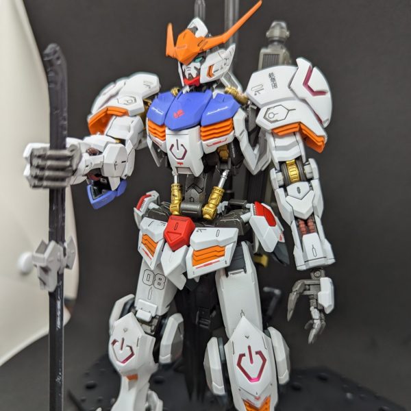 mgガンダムバルバトス　つや消し塗装