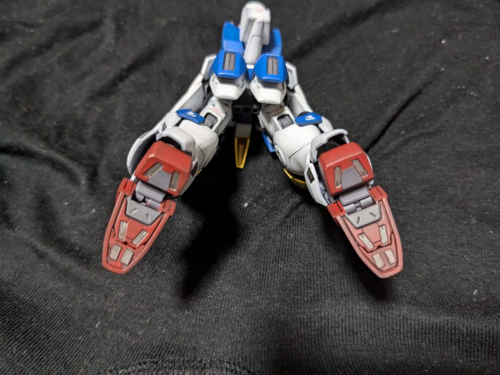 足裏の穴も埋めました。