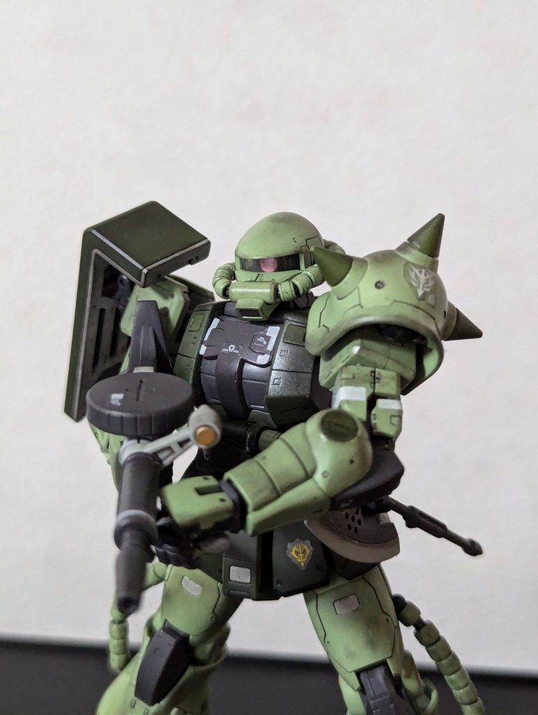 ヒートホークの刃先が2つあれば抜刀状態と分けて塗装したかったですね。