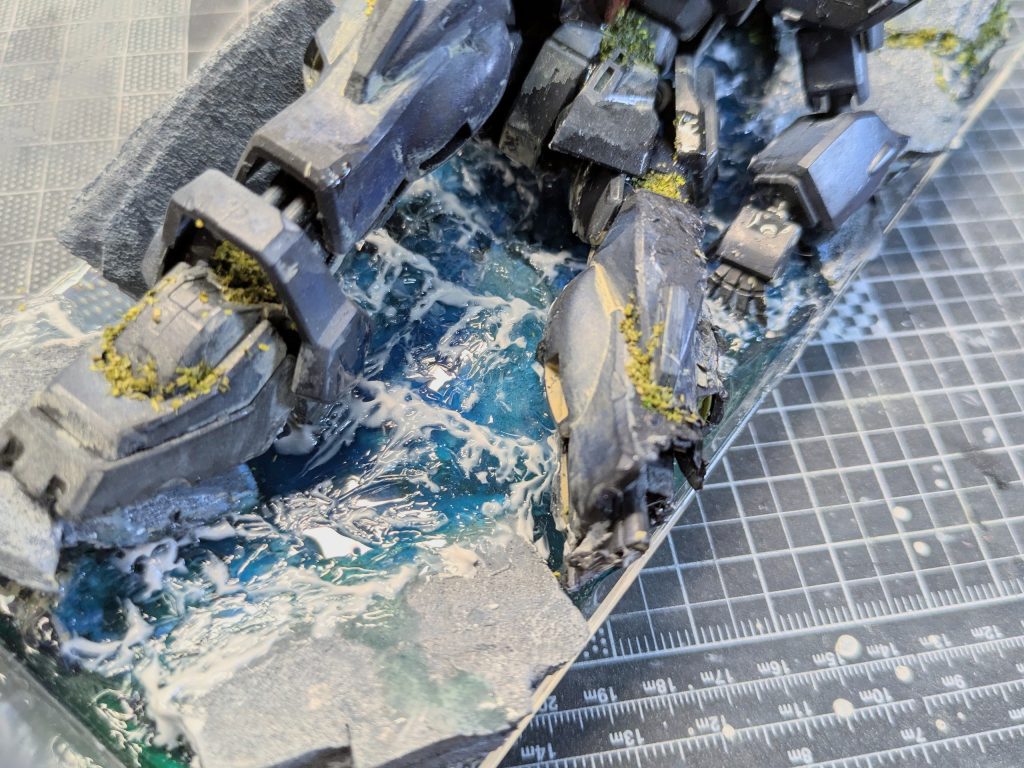 波の表現が難しかった・・・。