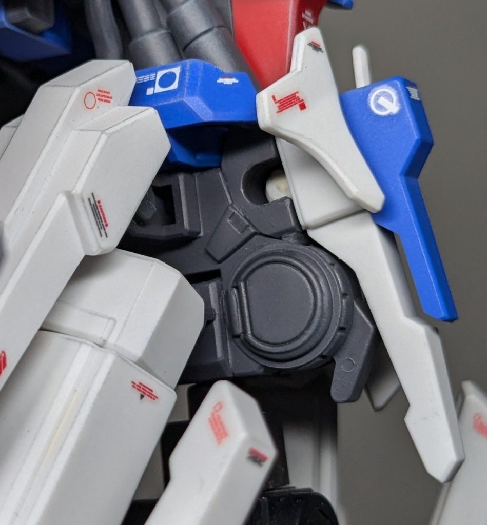 腰前側基部はこんな感じに