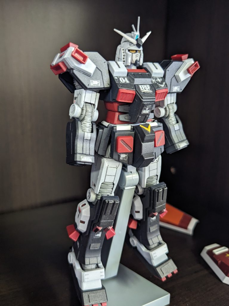 ウェザリング前 どうしてもシールだと浮きますね。