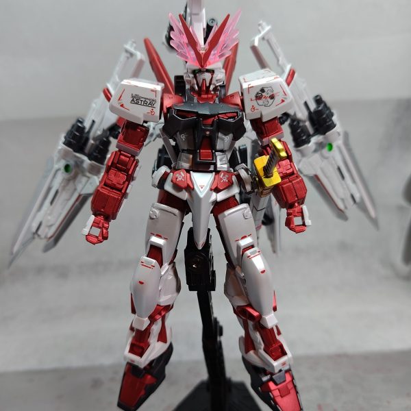 アストレイ・レッドドラゴン　チタニウムフィニッシュ風塗装