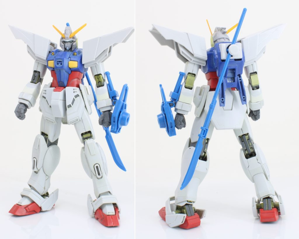 仮止め状態シャイニングは今の時期中々買えないので過去作のもの使用。ゲート抉れもありそれらの修正も頑張ってました。 以下使用塗料備忘録ホワイト1 ガイア ヴァーチャロンカラー 31コールドホワイトホワイト2 ガイア  072 ニュートラルグレーIIレッド Mr.カラー 68 モンザレッドブルー(本体) Mr.カラーガンダムカラー MSブルーZ系ブルー(装備)Mr.カラー 110 キャラクターブルーイエローヴァーチャロンカラー 33 マイルドオレンジフレームメカサフヘヴィフレーム2 ヴァーチャロンカラー フレームメタリック1ゴールド肩下地 Mr.カラーブラウン スーパーリッチゴールド→Mr.カラー クリアイエローナギナタ刃SM205スーパーチタン2ビームボウ ビームマシンガンMr.カラー 333 エクストラダークシーグレーエフェクト GXクリアピンク ガイア蛍光イエローグリーン