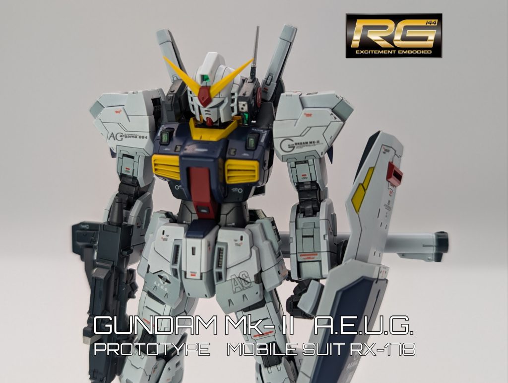 初コンテスト出品！RG　RX-178 GUNDAM Mk-Ⅱ　ガンダムMk-Ⅱ