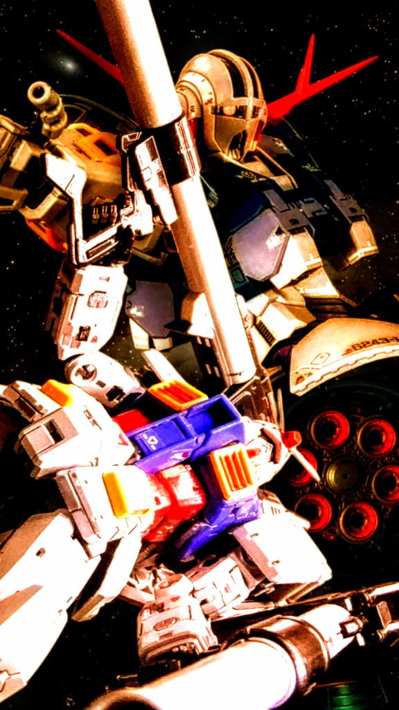 RG ジオングは「 背景要員?」に速攻パチ組み簡単部分塗装 コピック極細でスミ入れのみデス💦 生暖かい目で見て貰えたら嬉しいデス😁