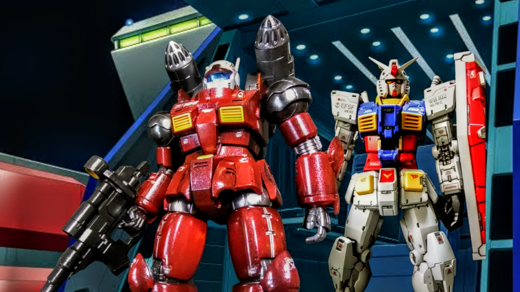 「 ＲＧガンダムVer２」とのツーショットが無いのに気づいてパチリッの新規の画像デス😁