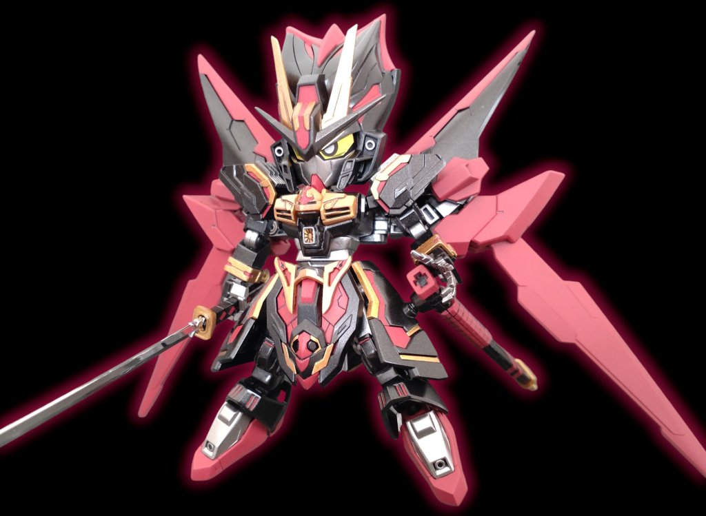 元キットのフェイス部分と胸パーツが好みではなかったので変更