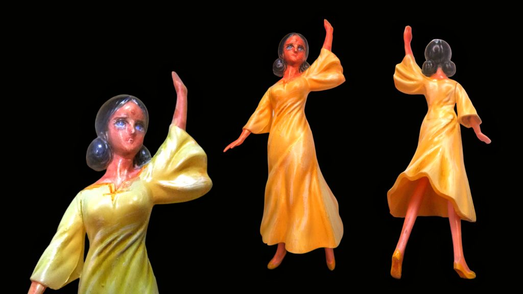 完成形はこんな塩梅となりマス😁左がオッケーテイク、右が手直し前の画像デス💦