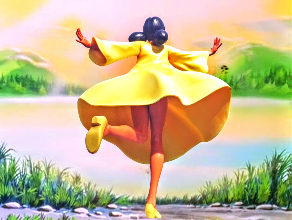 こちらはプライズフィギュアのリペイント品で再現した画像となりマス😁※作品を製作当時は写真合成技術が未熟で出来ませんでした💦最後迄お付き合い頂きましてありがとうございました🙇