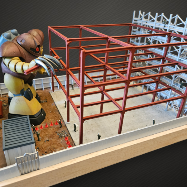 ゴッグが監督！工事現場