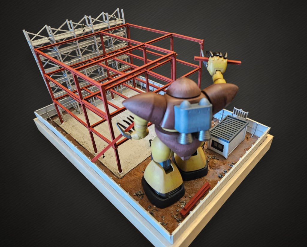 後ろから見るとゴッグなかなか大きいですよね