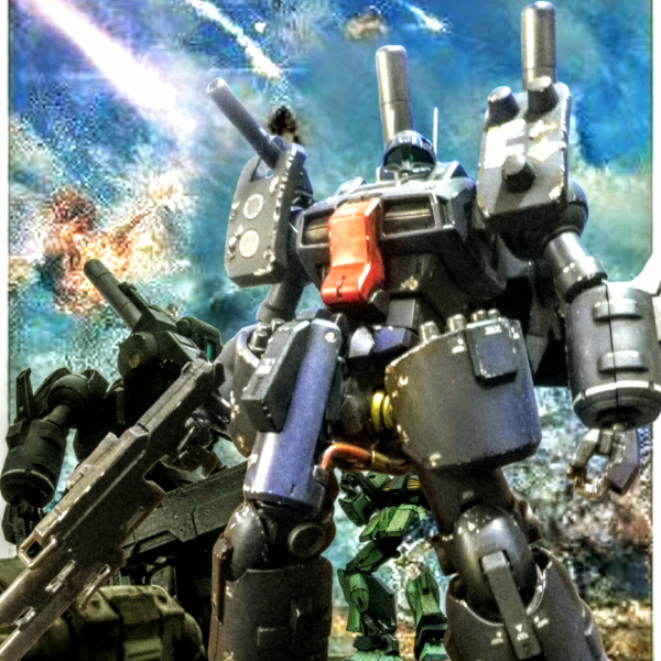 ガンキャノン・デティクターのボックスアートをなんちゃって再現デス😁