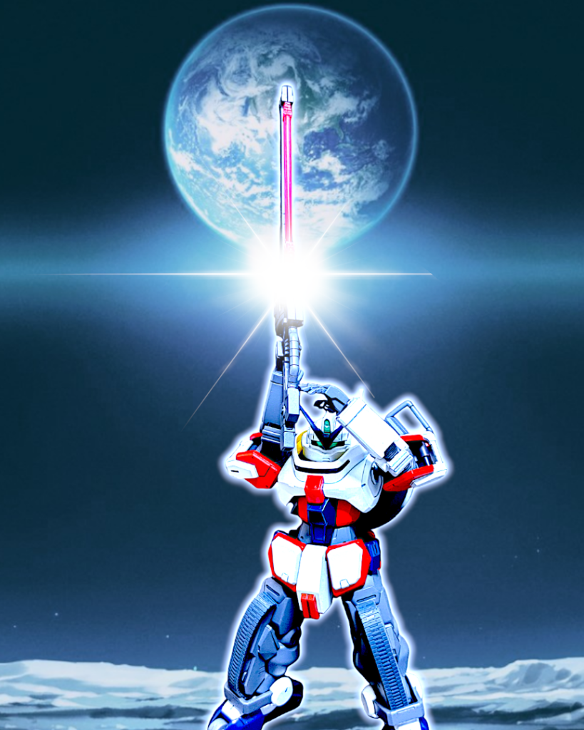 最後に、番宣ポスター風。某スペースオペラを意識。