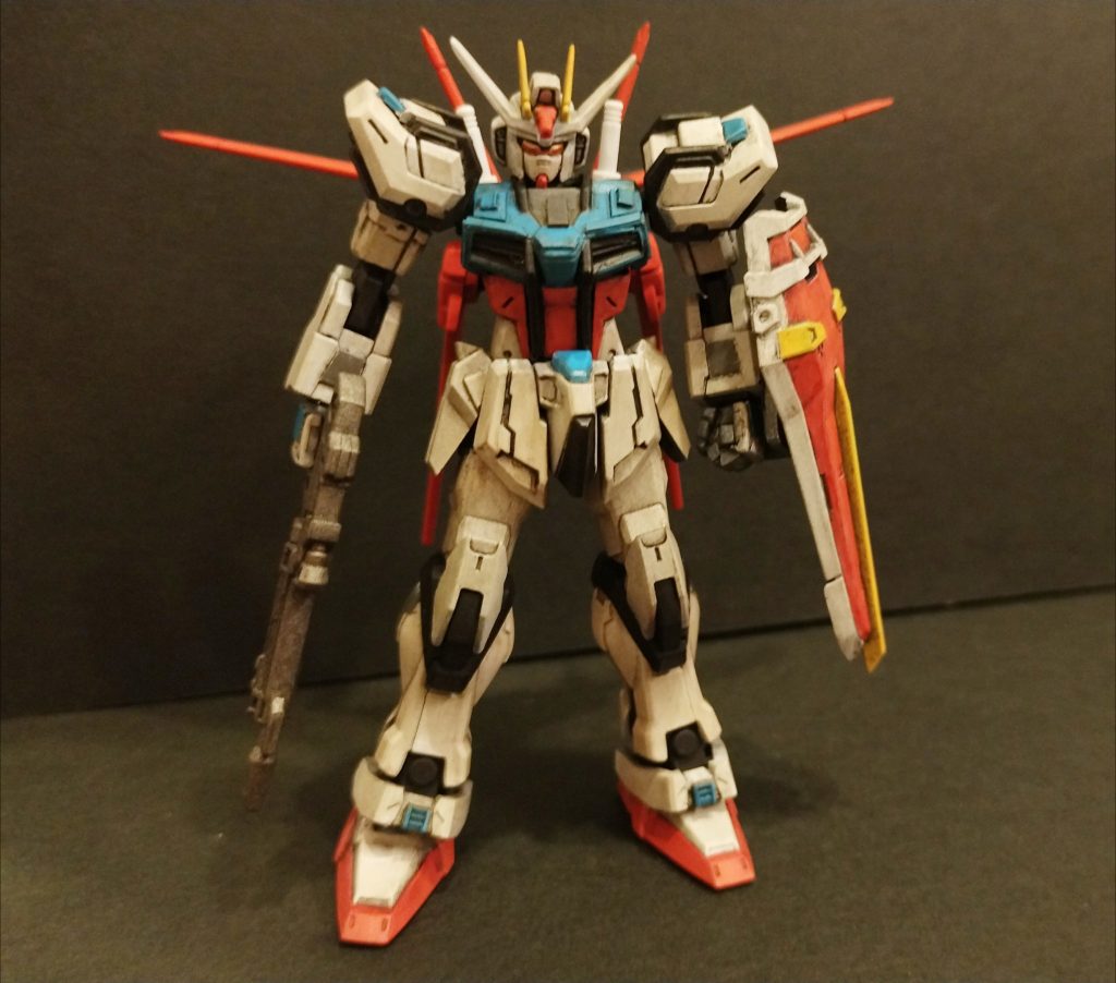 私、宇宙世紀以外のガンダムは初めてで、作成にあたりシードを拝見カッコいい前半主人公機ですねー