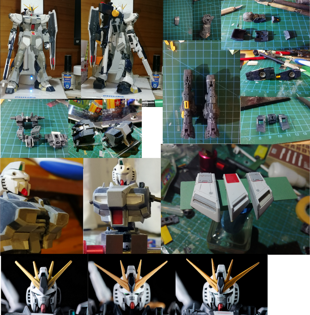 🧐外甲部分几乎全部进行了改造，有些是自制的，内构部分加宽了胸部，缩短了腿部，