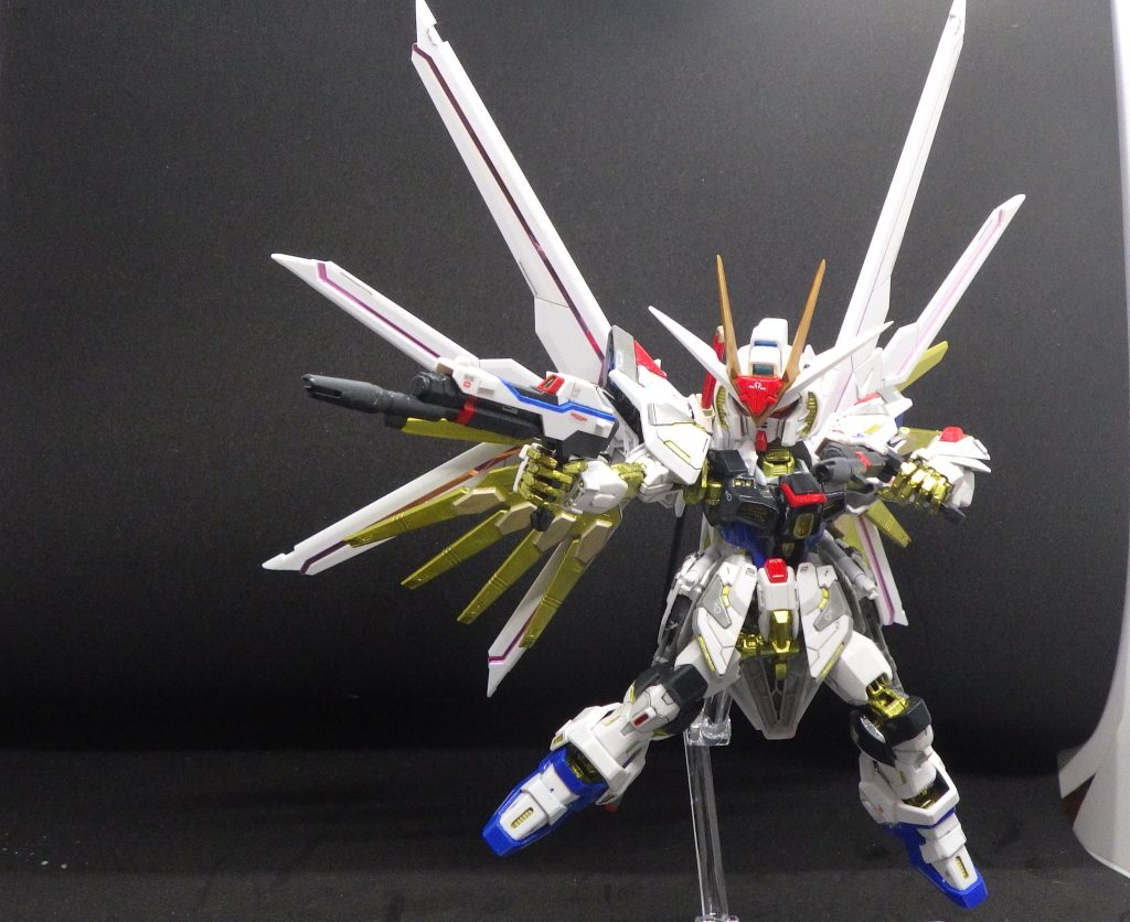 マイフリは射撃より二刀での格闘戦のイメージが強いですが、もちろんライフルも製作。