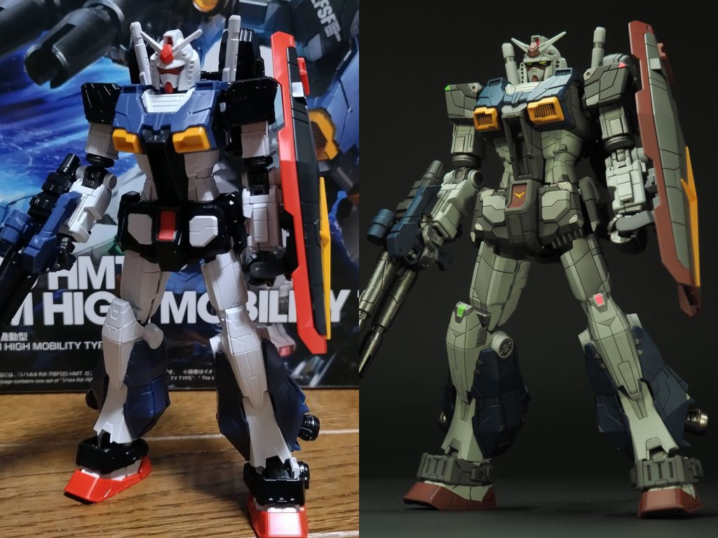 横浜の動くガンダムをこの目で見た思い出の機体、カッコよく作れたので大満足です。