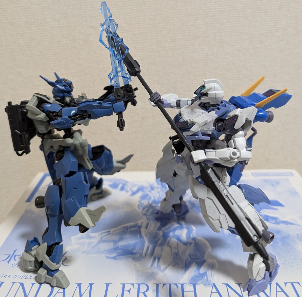 折角なので、「ガープ(鉄血版ジウ)」と対決。