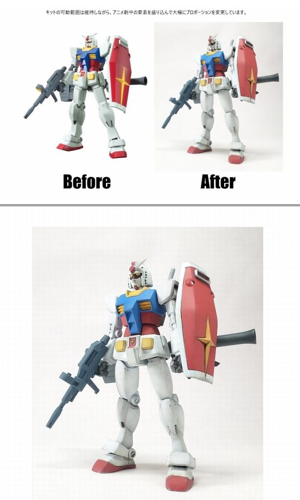 1/144 アニメ劇中再現版 リバイブ ガンダム–8枚目/制作者：HITOHITO