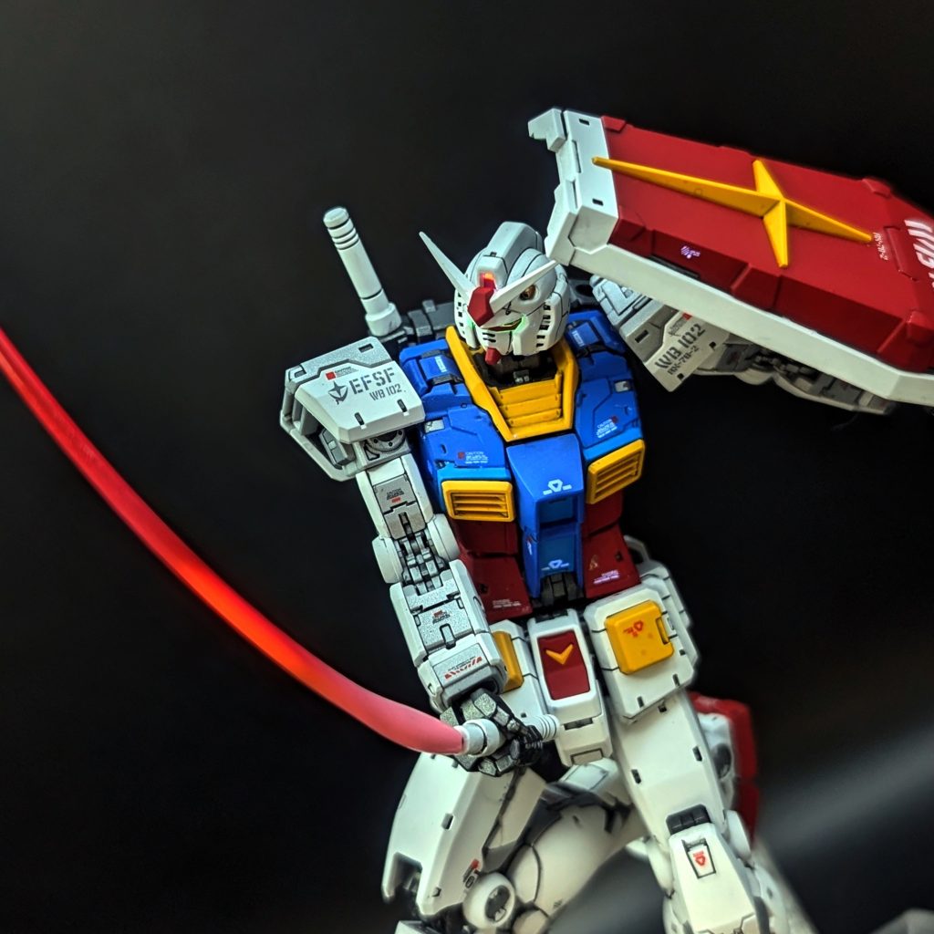 RG RX-78-2 Ver.2.0 + 武器セット ②–6枚目/制作者：しうまい
