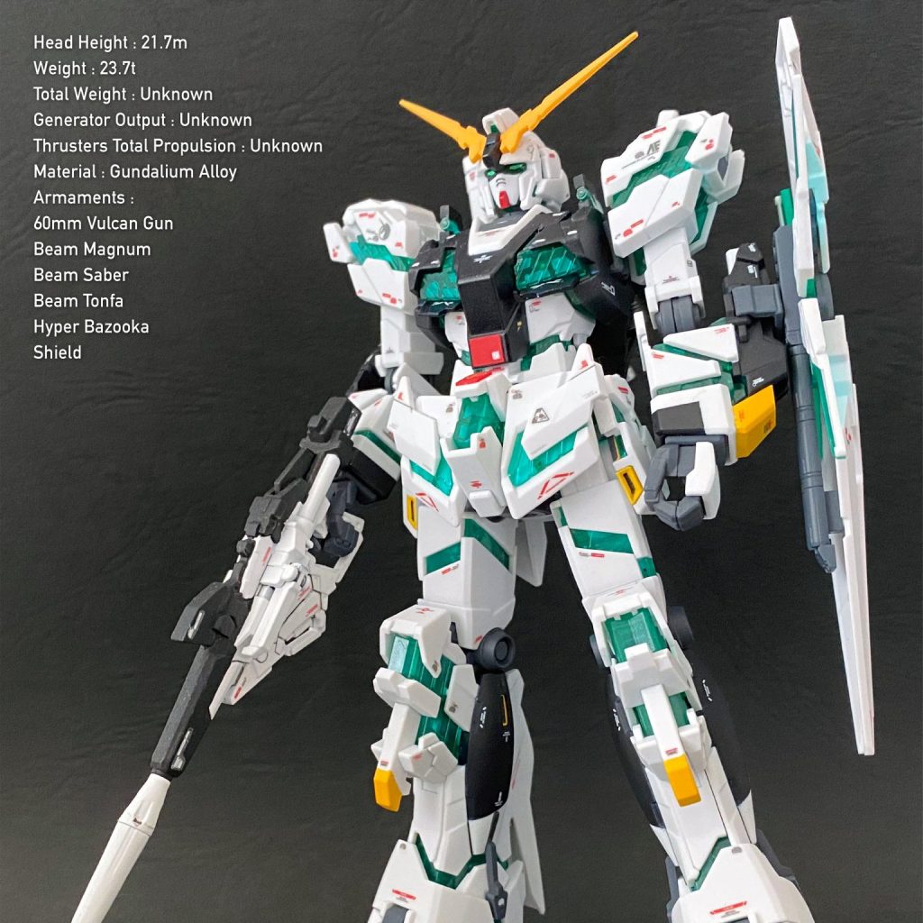 HGUC ユニコーンガンダムDM νガンダムカラー｜マシグレ3さんのガンプラ