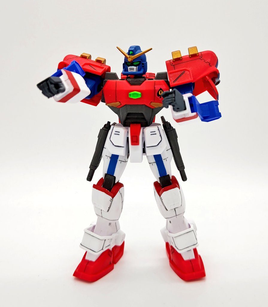 ガンダムマックスター　1/100旧キット–4枚目/制作者：ユッキー