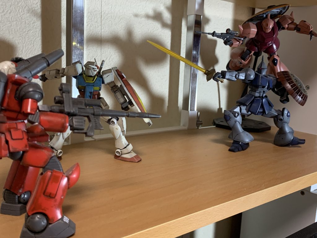 普段はテキサスコロニーの攻防風に飾ってます